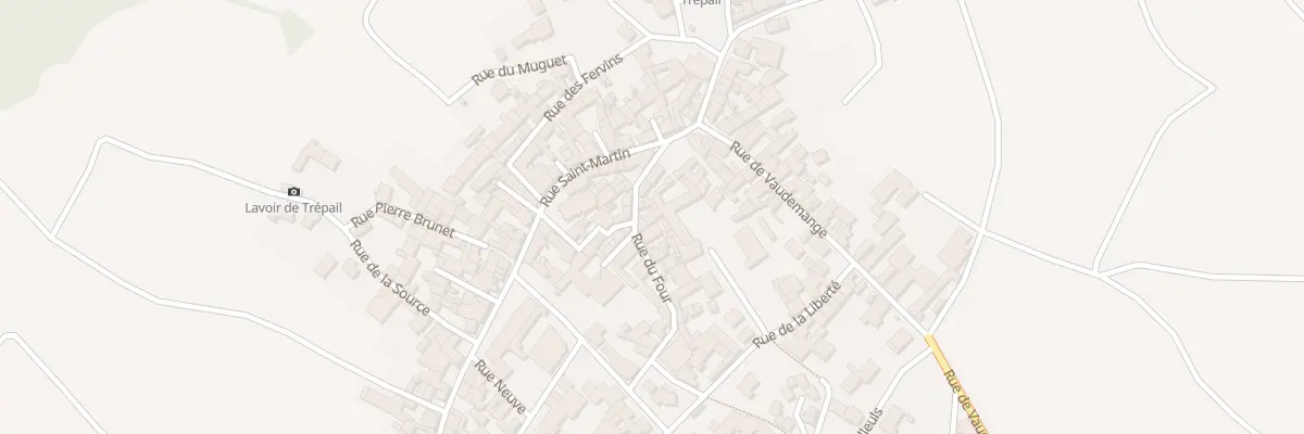 Plan du 18 Rue du Four à Trépail