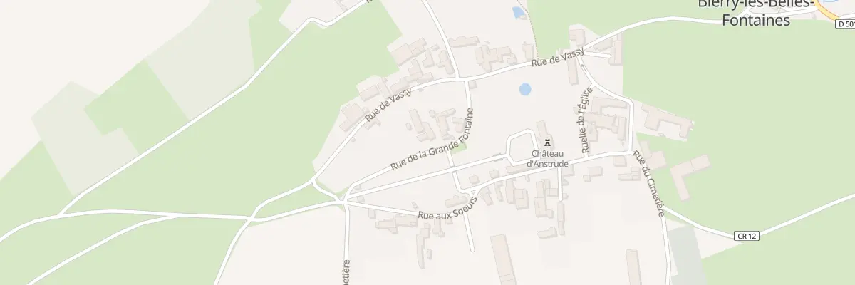 Plan du 6 Rue de la Grande Fontaine à Bierry-les-Belles-Fontaines