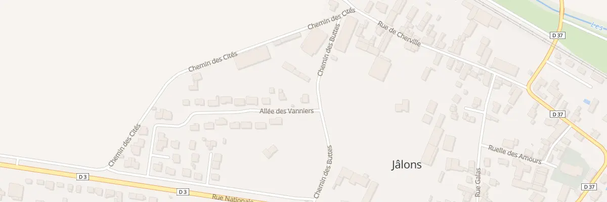 Plan du 5192 Che des Buttes à Jâlons