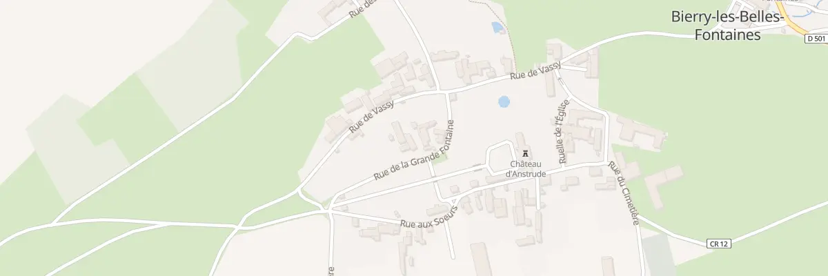 Plan du 4 Rue de la Grande Fontaine à Bierry-les-Belles-Fontaines
