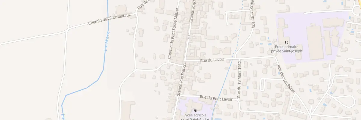 Plan du 54 Gr Grande Rue Franche à Sury-le-Comtal