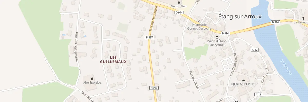 Plan du 15 Rue de Neuchèze à Étang-sur-Arroux