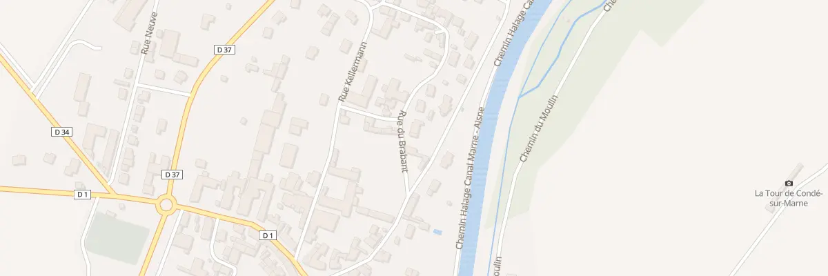 Plan du 12B Rue du Brabant à Condé-sur-Marne