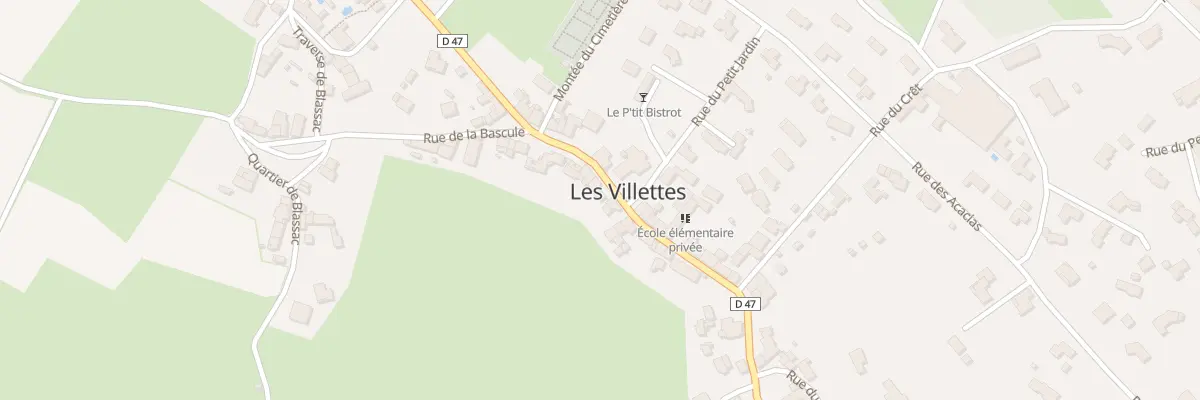 Plan du 2 Pl de l’Eglise aux Villettes
