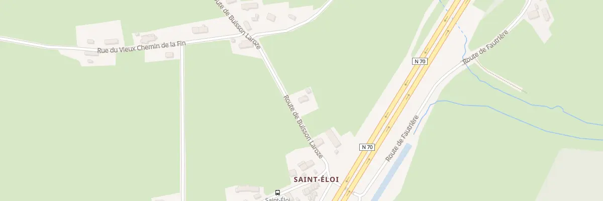Plan du 6 Rte de Buisson Laroze à Palinges