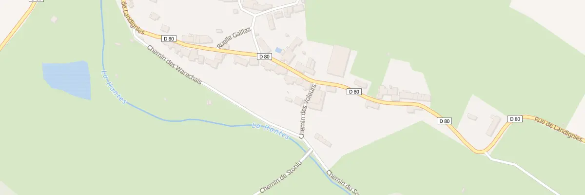 Plan du 23 Rue de Landignies à Bousignies-sur-Roc