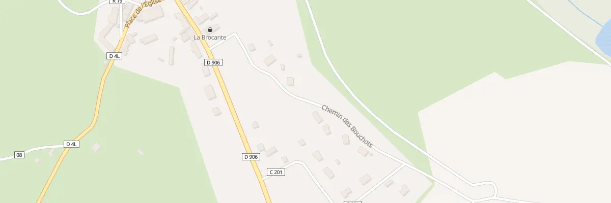 Plan du 5619 La Roche en Brenil à La Roche-en-Brenil