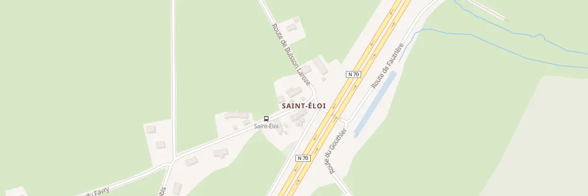 Plan du 6 Rte de Saint Éloi à Palinges