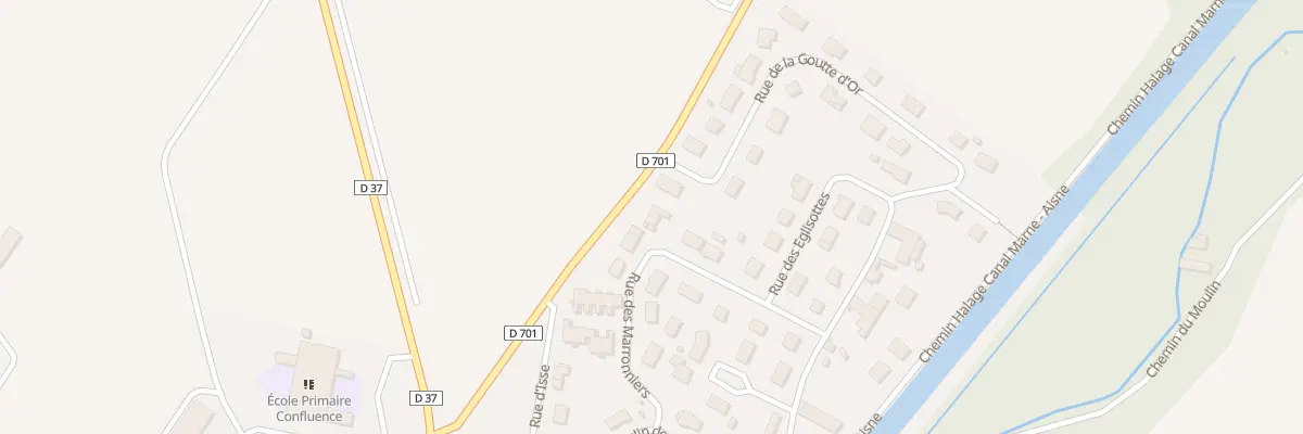 Plan du 21 Rue des Marronniers à Condé-sur-Marne