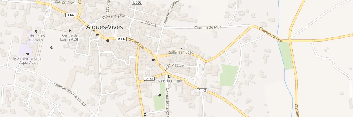 Plan du 13 Pl Le Planasset à Aigues-Vives