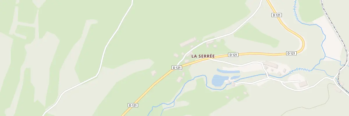 Plan du 239A La Sarree à Alligny-en-Morvan