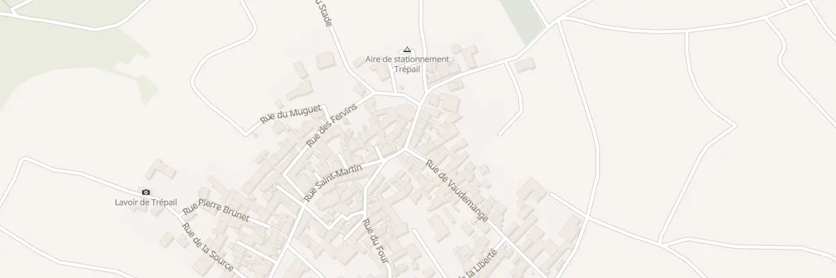 Plan du 1 Rue de Vaudemange à Trépail