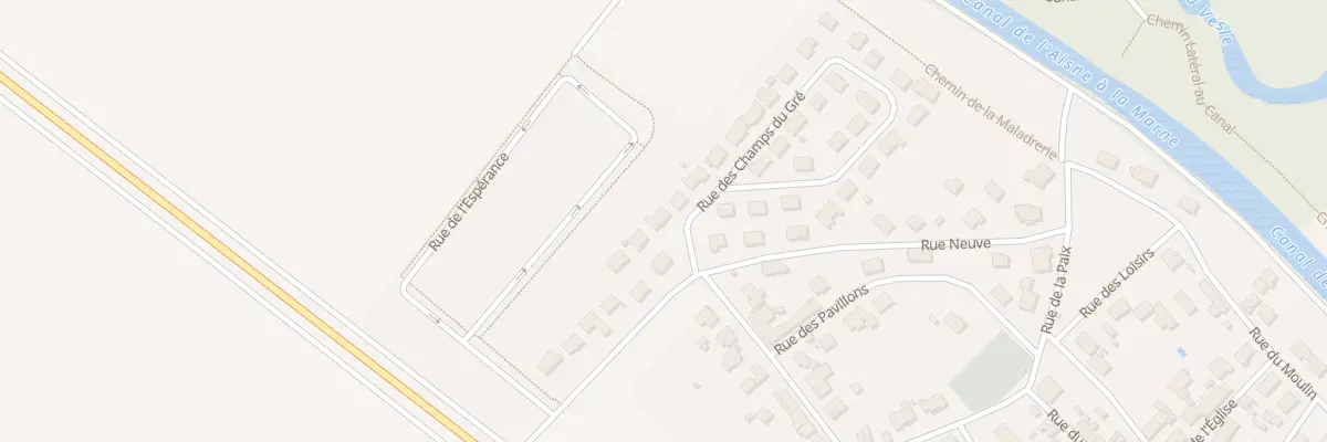 Plan du 44 Rue des Champs du Gre à Beaumont-sur-Vesle