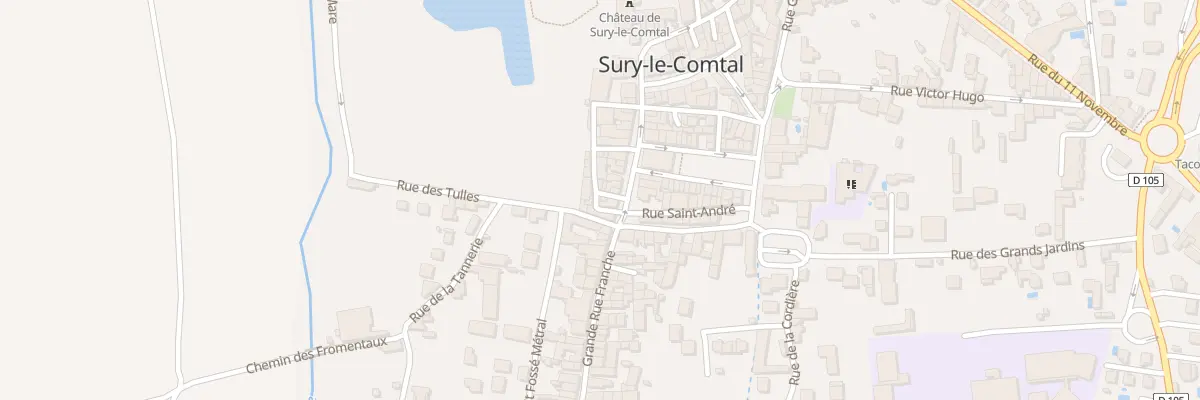 Plan du 3 Imp Chalon à Sury-le-Comtal