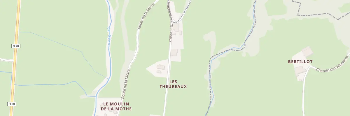 Plan du 201 Imp des Theureaux à Saint-Bonnet-de-Cray