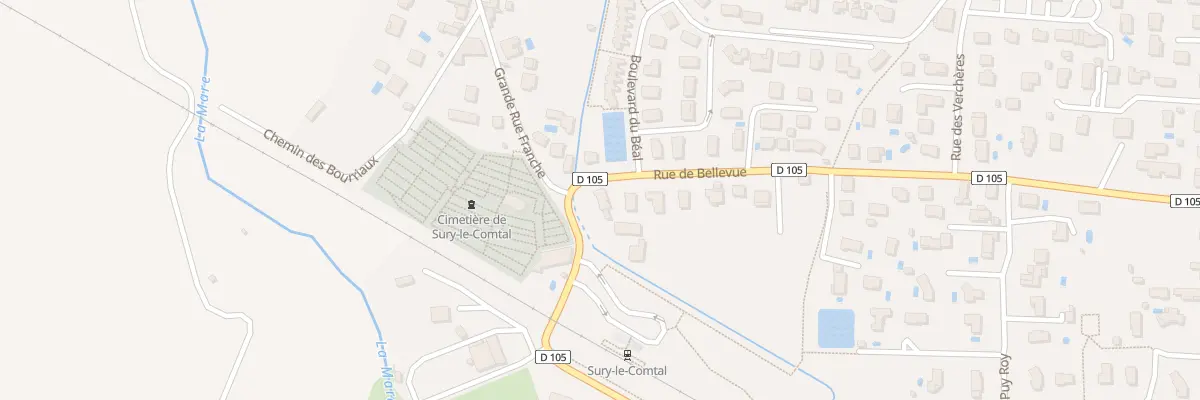 Plan du 2A Rue de Bellevue à Sury-le-Comtal