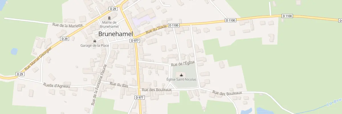 Plan du 3 Rue de l’Eglise à Brunehamel