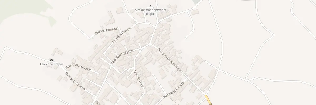 Plan du 4 Rue de Vaudemange à Trépail