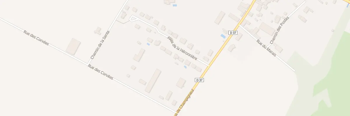 Plan du 5 All de la Héronnière à Jâlons