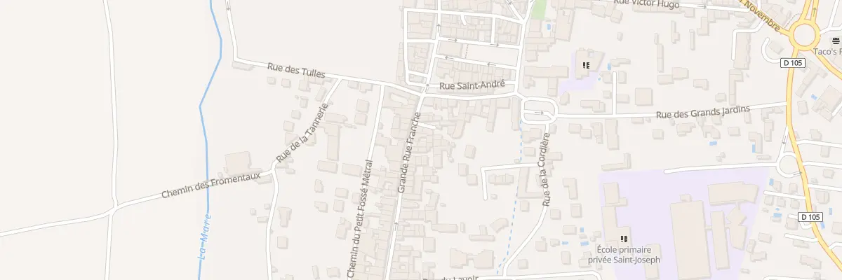 Plan du 23 Grande Rue Franche à Sury-le-Comtal
