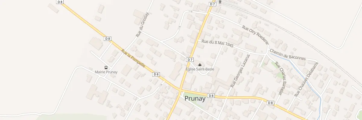 Plan du 1 Rue des Monts de Champagne à Prunay