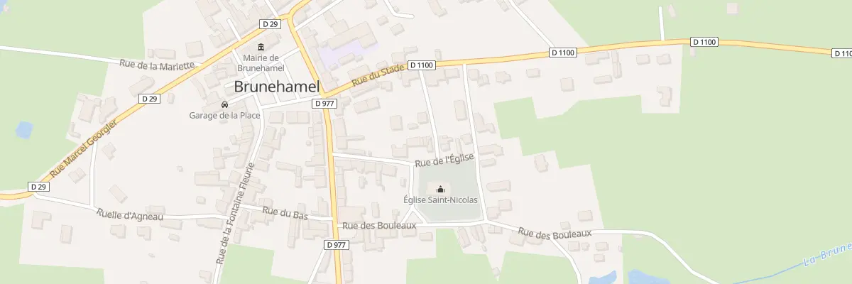 Plan du 5 Rue de l’Eglise à Brunehamel