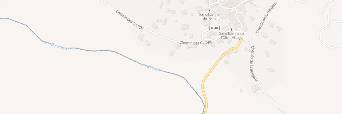 Plan du 390 Che des Camps à Saint-Étienne-de-l’Olm