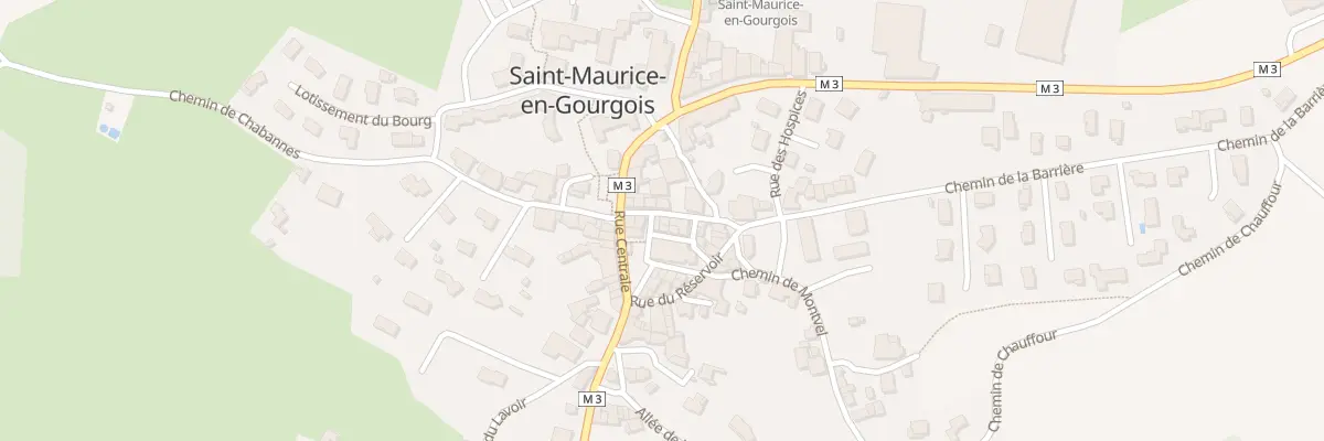 Plan du 5139 Le Bourg à Saint-Maurice-en-Gourgois