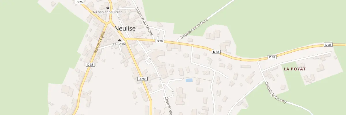 Plan du 104 Rte du Beaujolais à Neulise