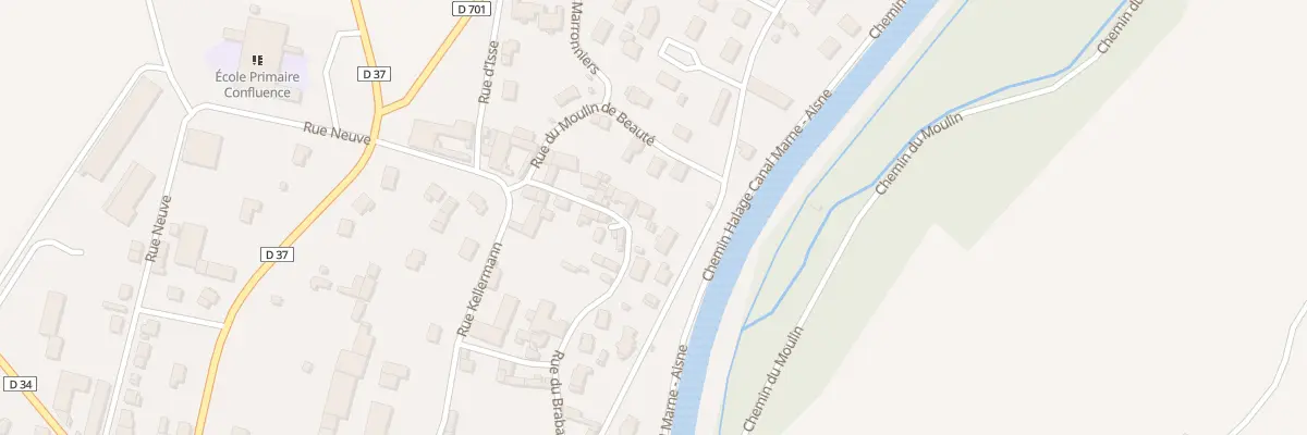 Plan du 16 Rue du Brabant à Condé-sur-Marne