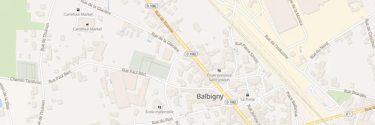 Plan du 38 Rue du Onze Novembre à Balbigny