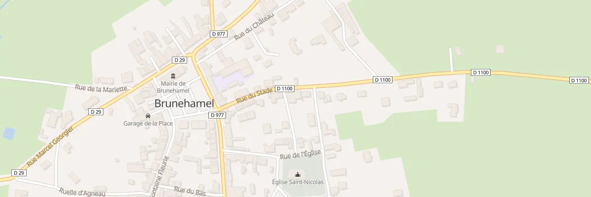 Plan du 1 Rue de la Pension à Brunehamel
