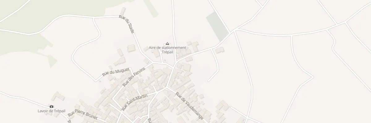 Plan du 8 Rue du Calvaire à Trépail
