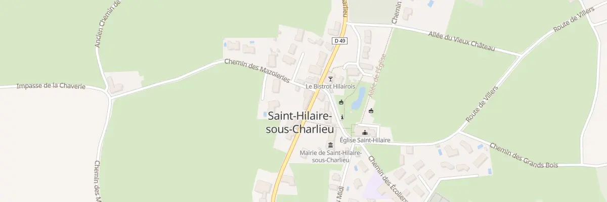 Plan du 14 Rte de Coutouvre à Saint-Hilaire-sous-Charlieu