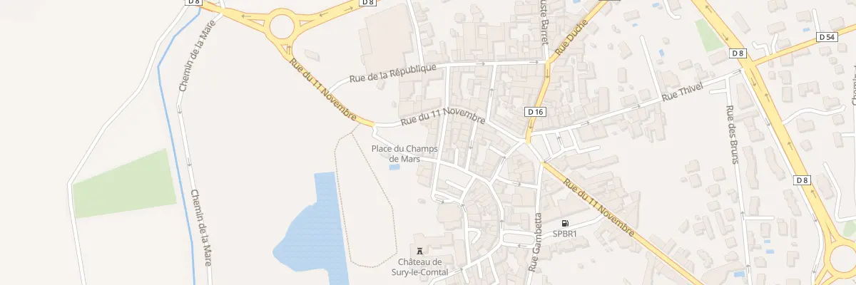 Plan du 9 Rue Jordan de Sury à Sury-le-Comtal