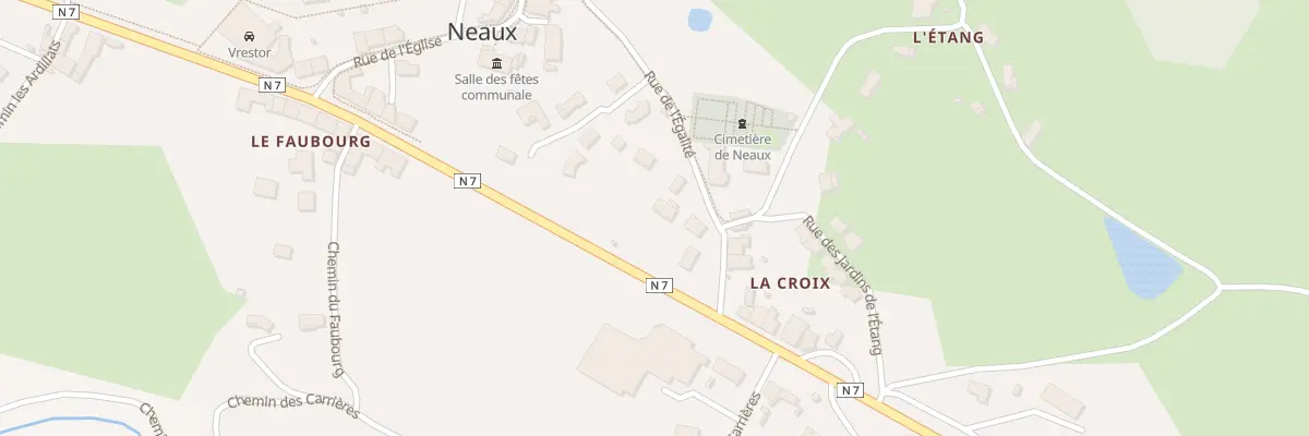 Plan du 190 Rue de l’Egalite à Neaux