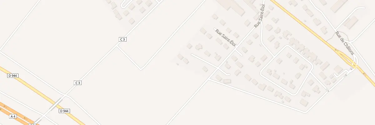 Plan du 33 Rue Saint Eloi à Reims