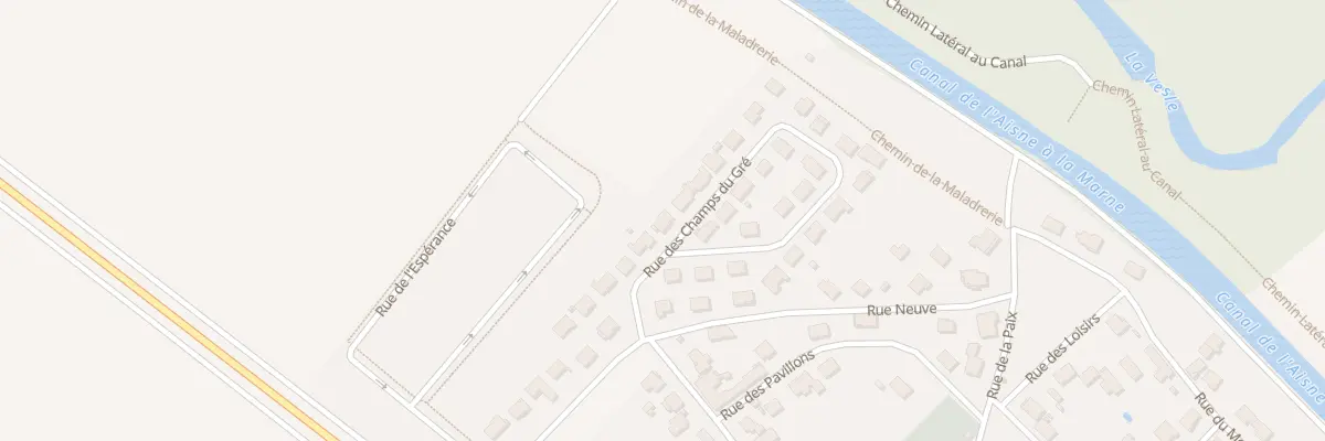 Plan du 38 Rue des Champs du Gre à Beaumont-sur-Vesle