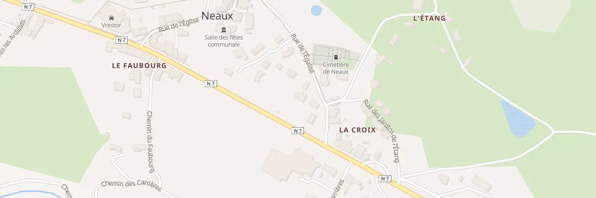 Plan du 190 Rue de l’Egalite à Neaux