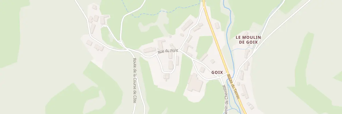 Plan du 256 Goix à Moux-en-Morvan