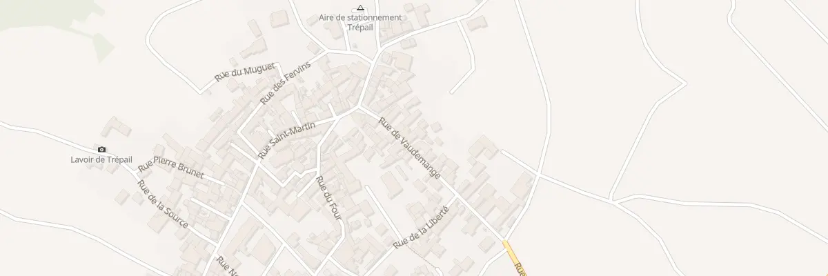 Plan du 23 Rue de Vaudemange à Trépail