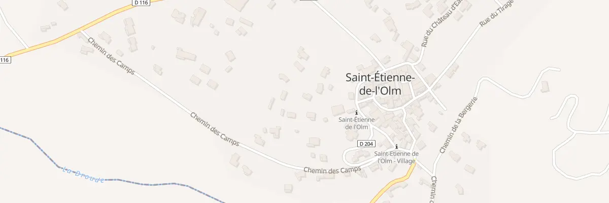 Plan du 20 Rue de la Mairie à Saint-Étienne-de-l’Olm
