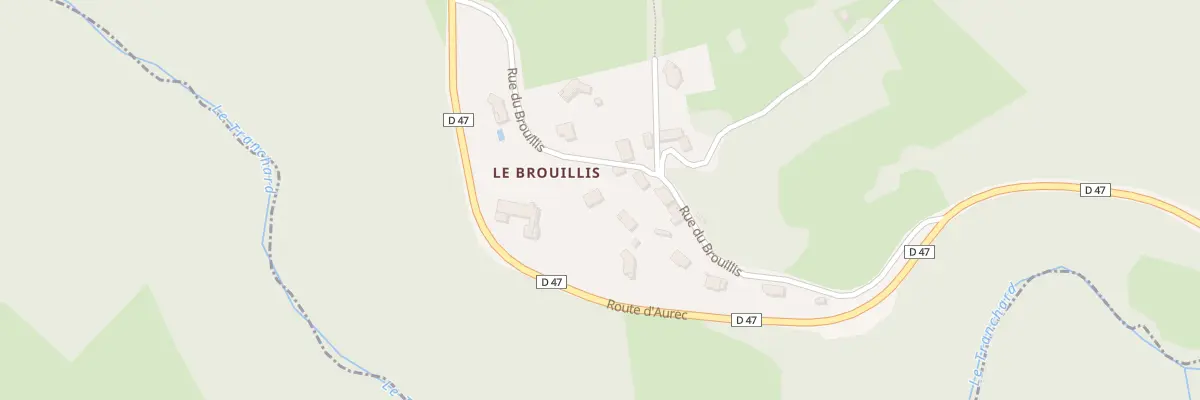 Plan du 381 Rue du Brouillis à La Chapelle-d’Aurec