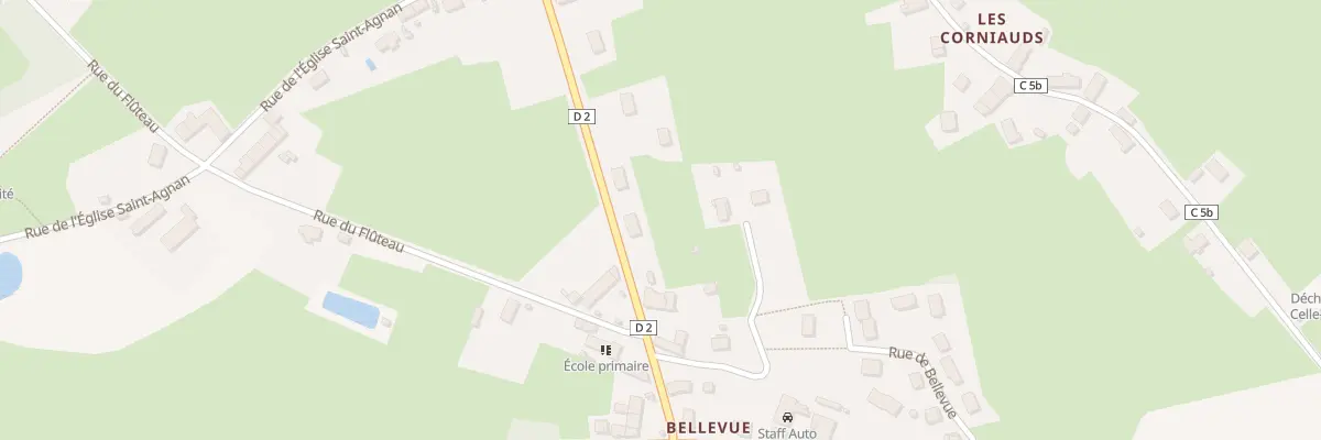Plan du 5280 Petit Champ à La Celle-en-Morvan