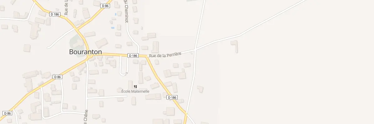 Plan du 6 Rue de la Perriere à Bouranton