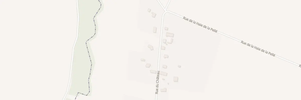 Plan du 6T Rue du Château à Montaulin