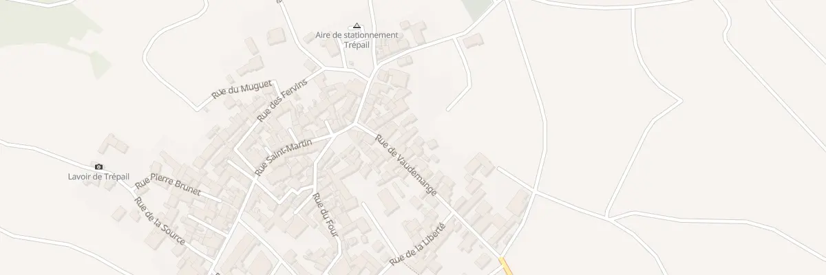 Plan du 21 Rue de Vaudemange à Trépail