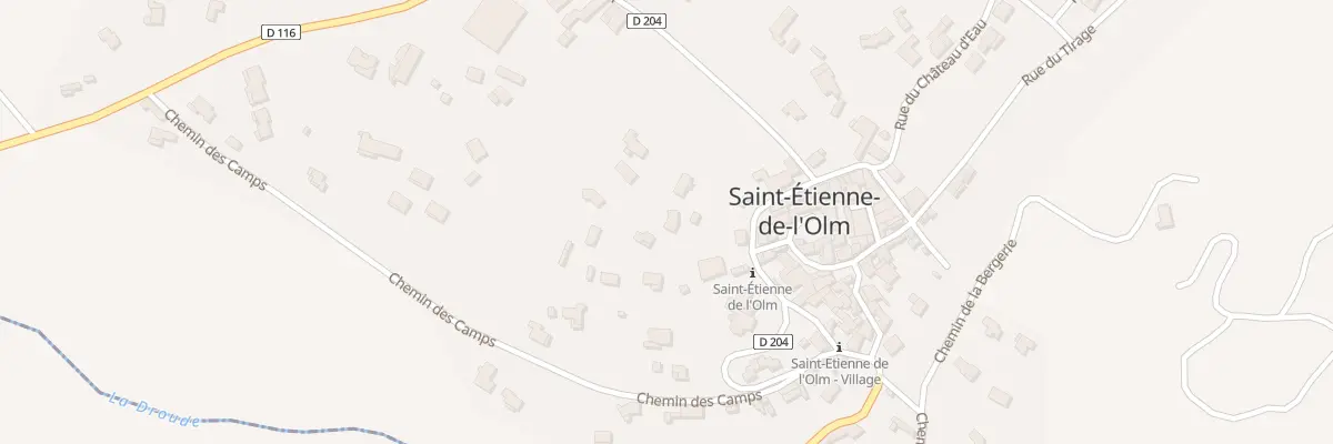 Plan du 5136 Rue de la Mairie à Saint-Étienne-de-l’Olm