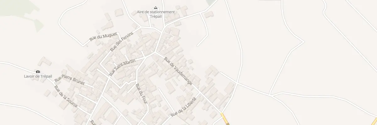 Plan du 25 Rue de Vaudemange à Trépail
