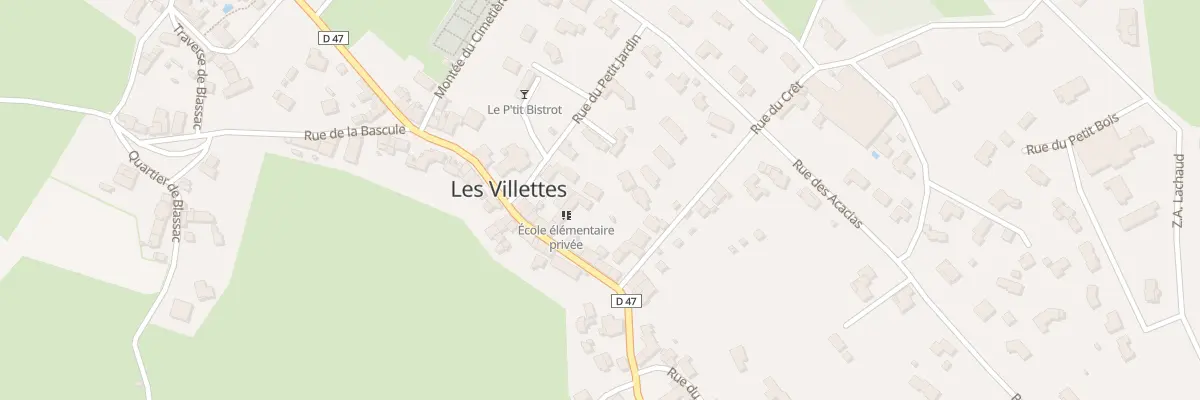 Plan du 1B Rue du Petit Jardin aux Villettes